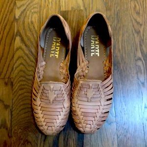 Camel leather huaraches